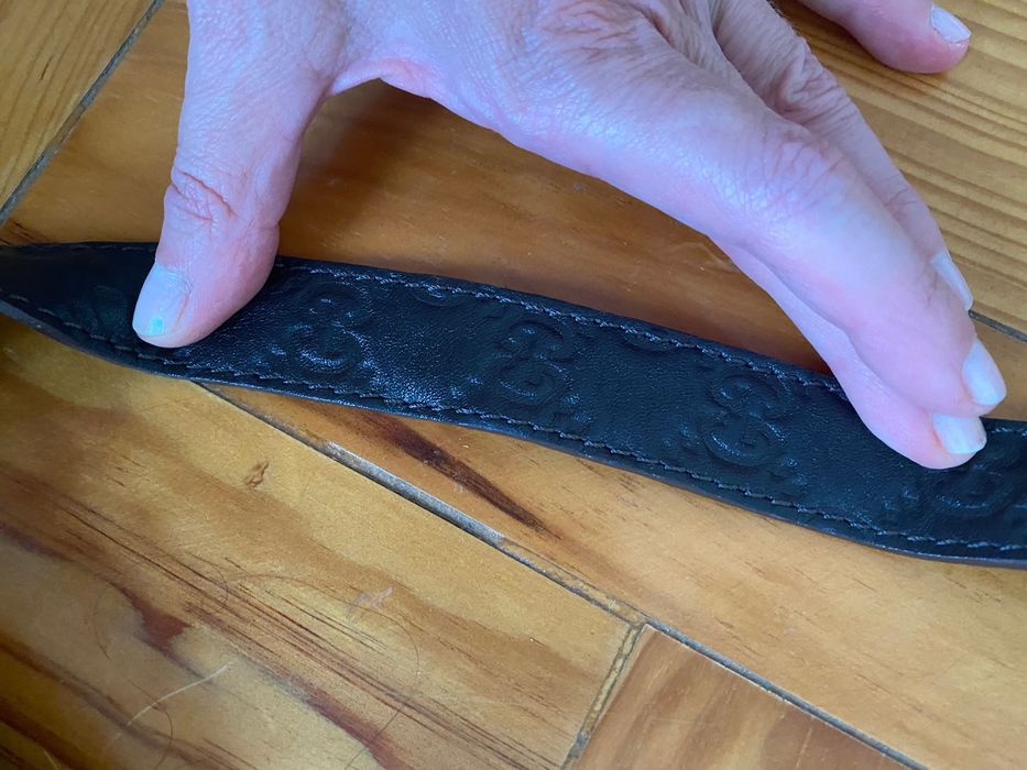 Bolsa/Carteira Gucci em pele poney cor castanho oscuro