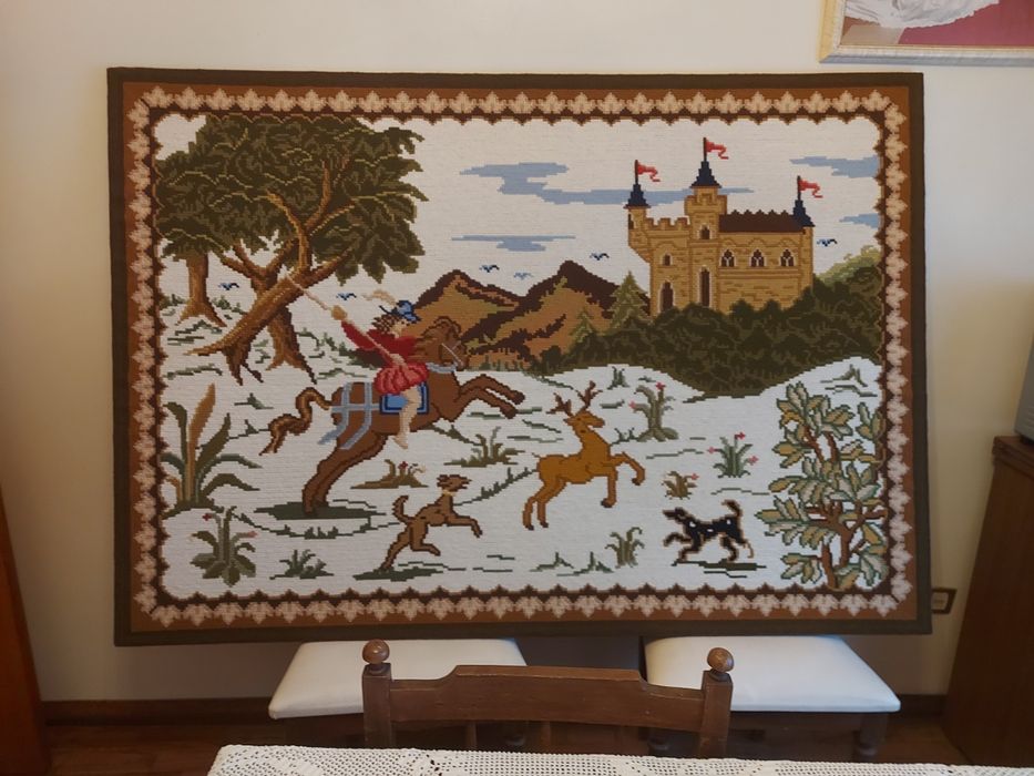 Painel em ARRAIOLOS feito a mao