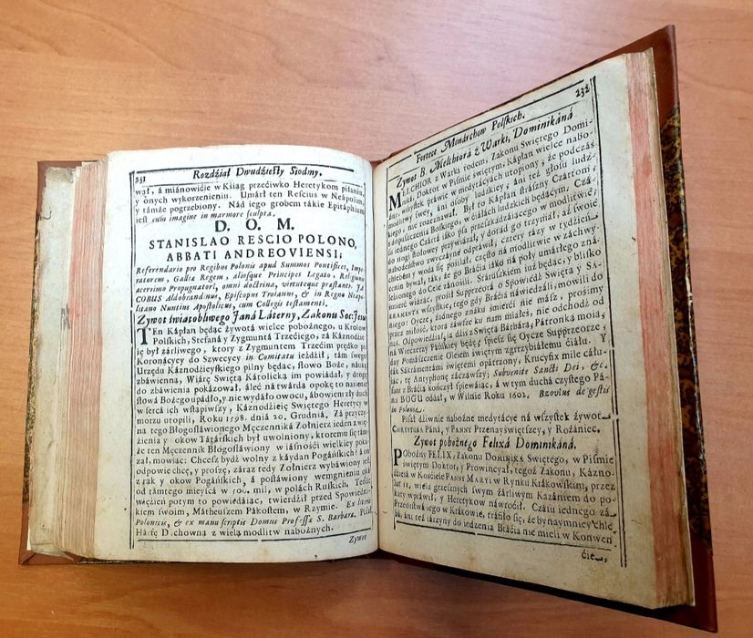 Pruszcz - Forteca Monarchów, starodruk 1737, super stan