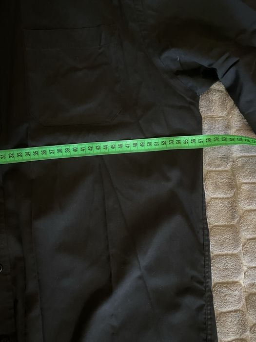 Чоловіча чорна рубашка з довгим рукавом L-XL розмір