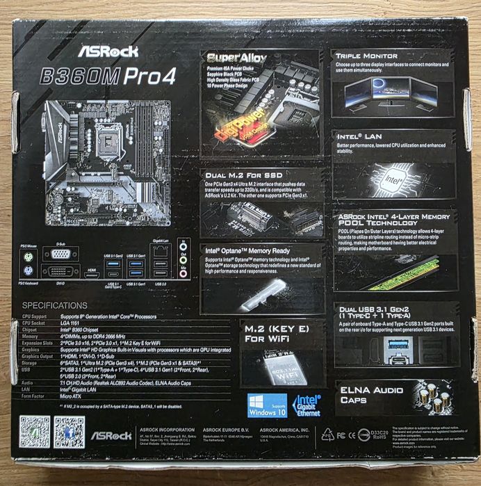 Płyta główna AsRock B360 M Pro4
