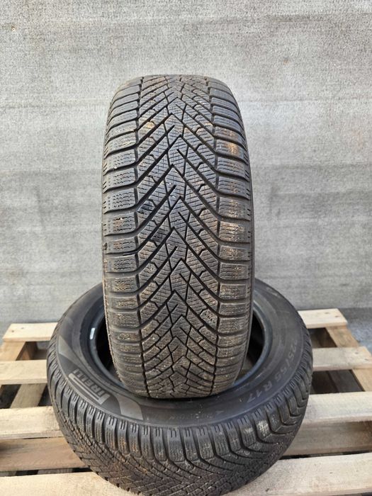 [Z454] 2x R17 225/55 Pirelli 225/55/17 STAN BDB! 23r Opony zimowe 7mm