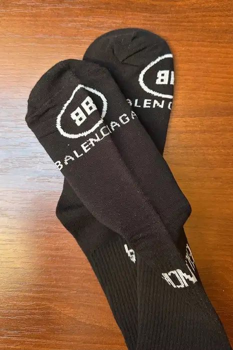 Skarpetki Balenciaga czarne, niebieskie, różowe