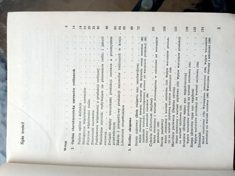 Produkcja a jakoś surowców roślinnych, W. Byszewski, A.Ostrowska, PWN