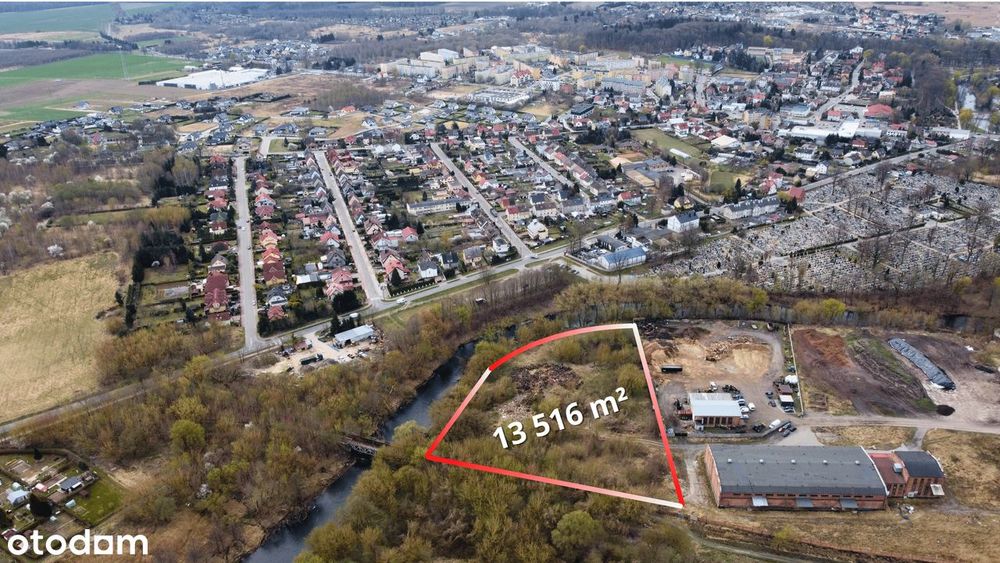 Na sprzedaż działka przemysłowa o powierzchni 13 516 m² - Gryfice