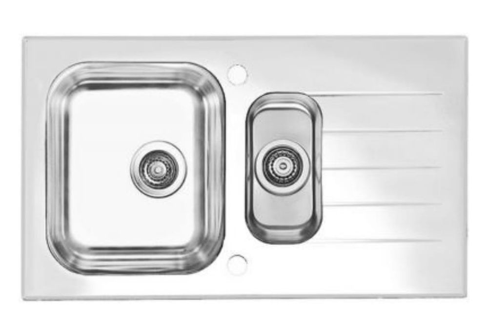 Zlew Alveus Glassix 20 szklany biały