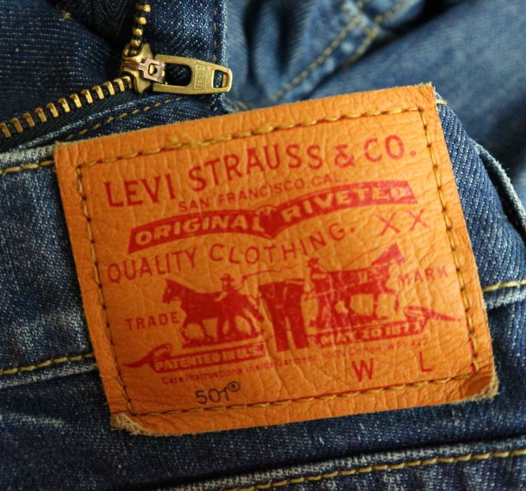 Levis 501 W30 L32 spodnie jeansy pas 2 x 45 cm