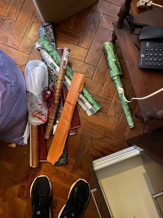 conjunto de papel autocolante para gavetas forrar