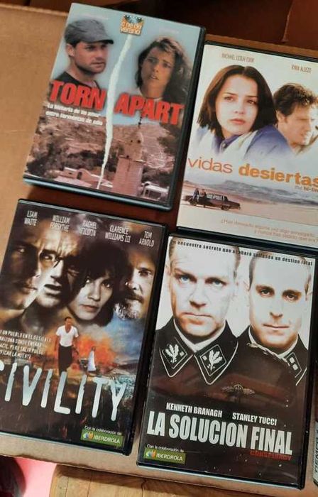 Lote de 22 dvd filmes com idioma ou legendas em Castelhano