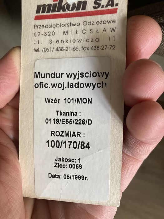Mundur wyjściowy WL