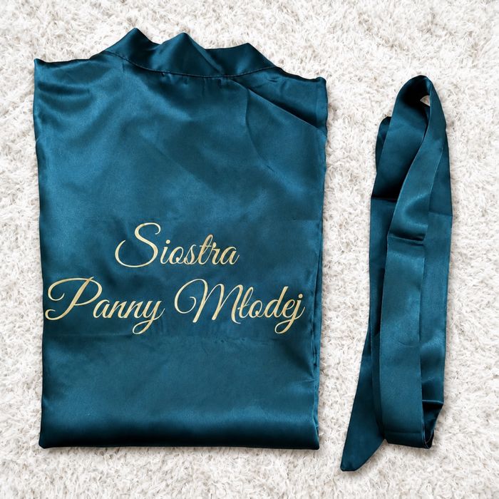 Szlafrok slubny Siostra Panny Mlodej XL