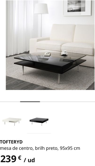 Mesa de centro ikea 95cm x 95cm