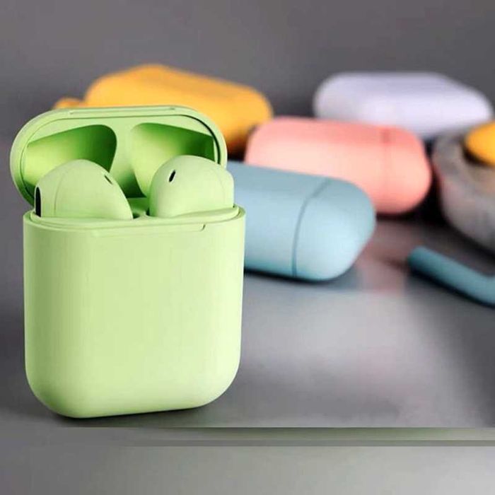 Акція i12 Inpods Сенсорні Бездротові Навушники Bluetooth Зелений
