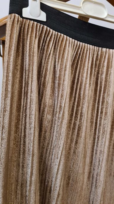 Spódnica, złota, Hena, M / 38, damska