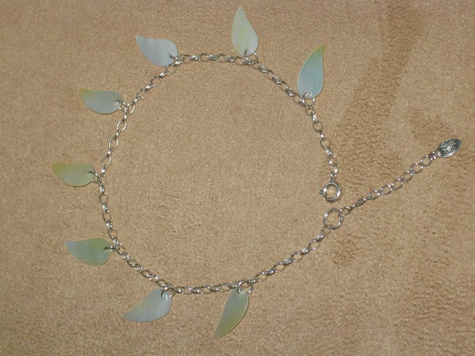 Pulseira Perna em Prata de lei Maciça 925`/..