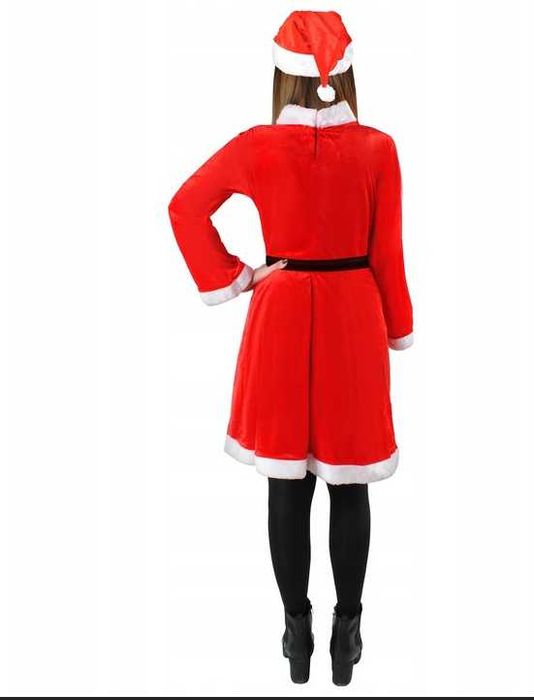 SUUPER JAKOŚĆ !! Strój Pani Mikołaj - Śnieżynka (NOWY)