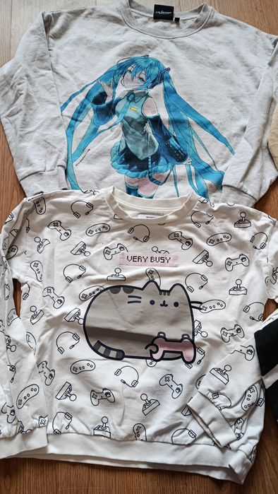 Bluzy dla dziewczynki 140/146-Zestaw