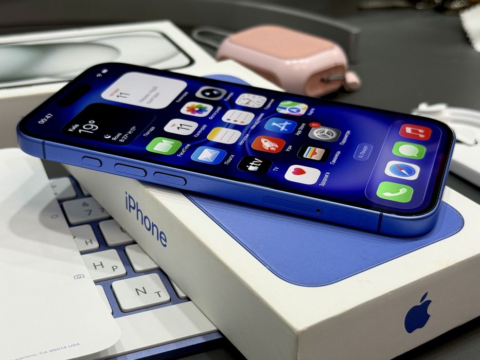 iPhone 16 128Gb Новий (АКБ 100% 8 циклів, байпас)
