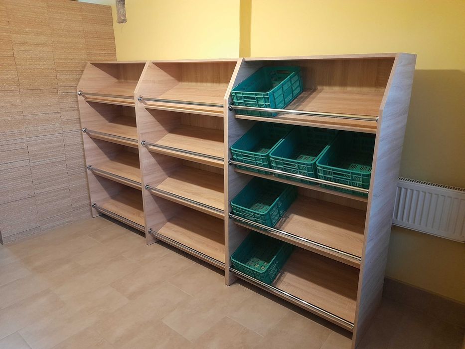 regały sklepowe na warzywa każda ilość PRODUCENT warzywniak 96 cm
