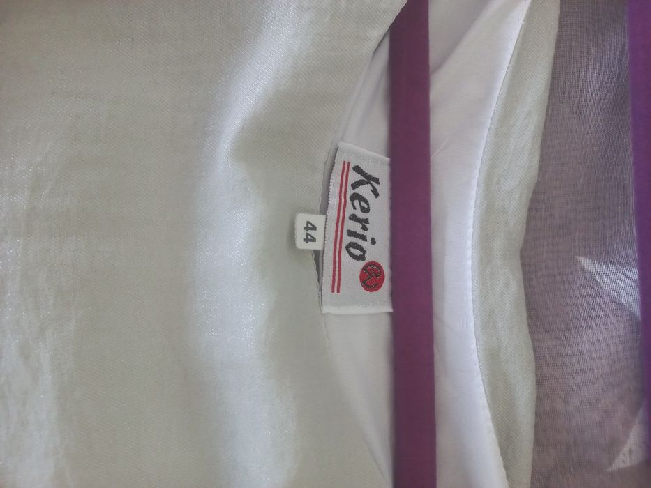 Sukienka biała  z lnu