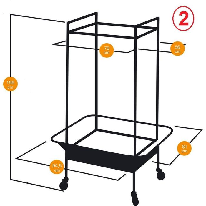 Вольер для крупных попугаев Ferplast EXPERT 70 (100)