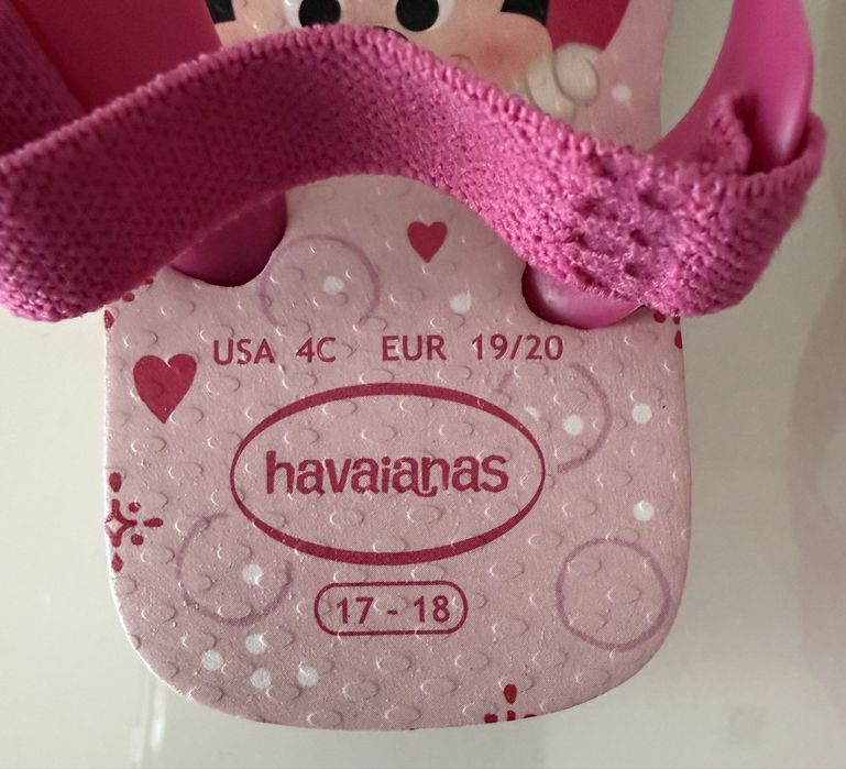 Havaianas bebé 17-18 Disney Minnie rosa