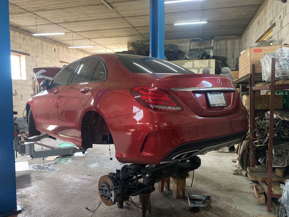 Разборка Mercedes w205 C43 запчасти мотор коробка ходовая