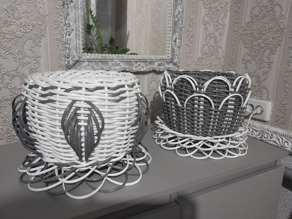 Кашпо на 5 л з декором