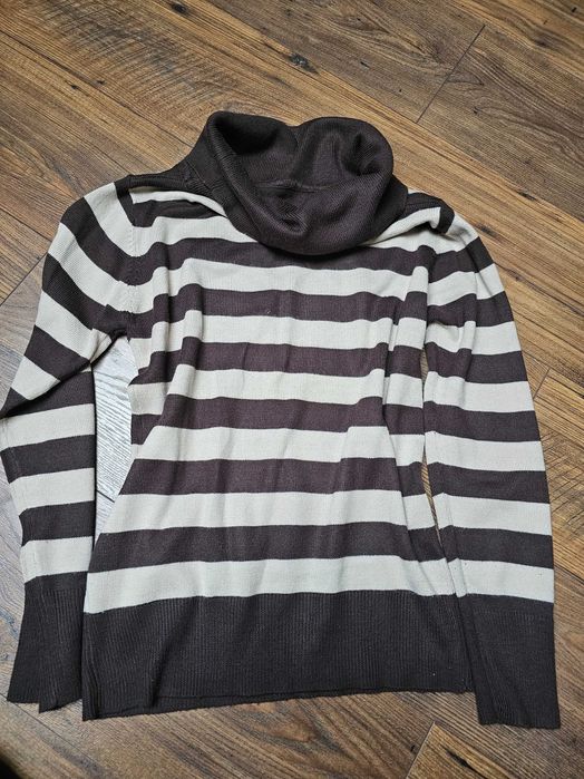 Sweter damski luźny golf
