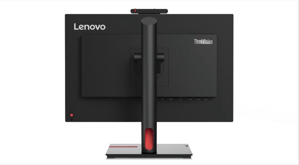 Base Monitor Lenovo Q24i-20 Originale - Supporto Regolabile Argento (Usata Come Nuova)