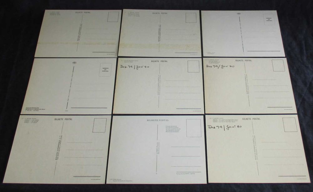 Postais Antigos Vintage de Portugal Ilha dos Açores