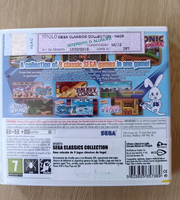 Sega 3D classics collection - nintendo 3DS
