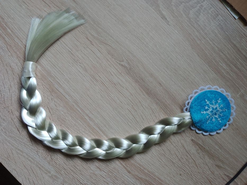 Warkocz Disney Frozen kraina lodu Elsa