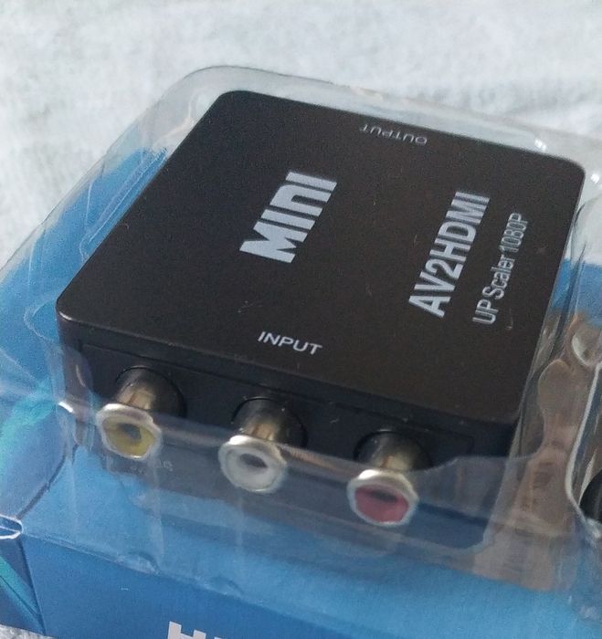 Adapter konwerter AV cinch do HDMI