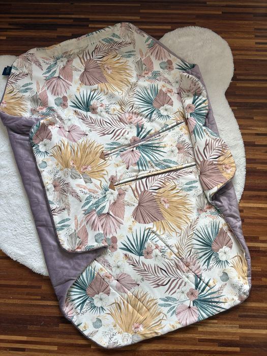 Otulacz do fotelika kocyk spiworek La Millou Boho Palms