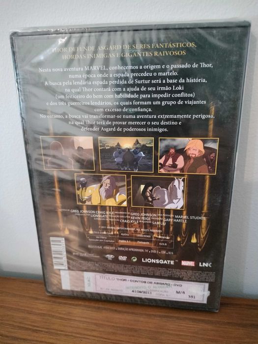 DVD Animation: Thor: Tales of Asgard (Sealed)64750581090946122