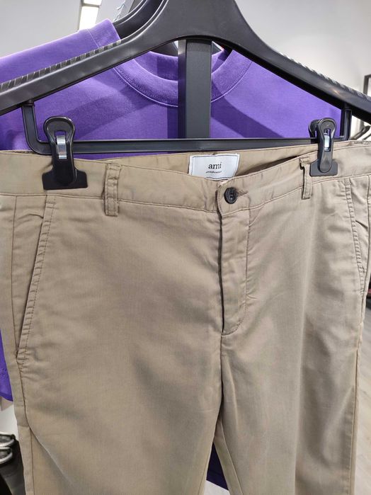 Штани AMI Paris Pants Beige