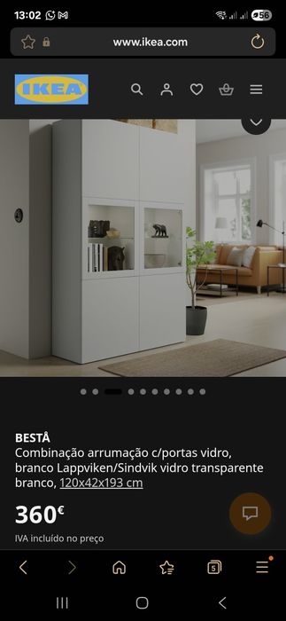 Vendo modulos ikea besta 1,20m x 1,93m