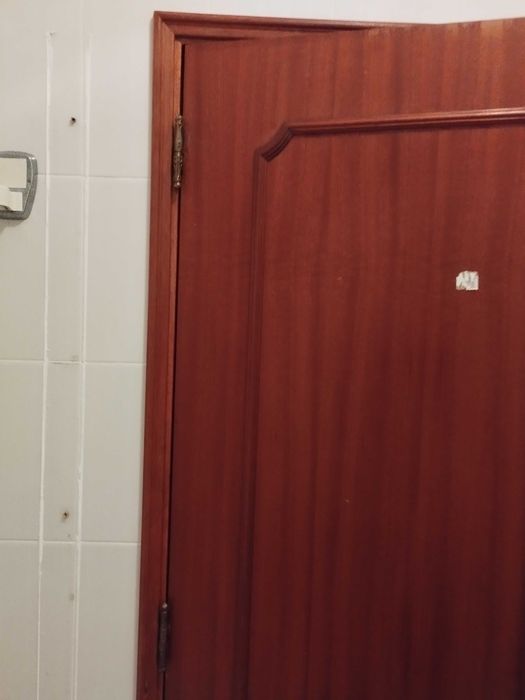 Porta madeira maciça castanho