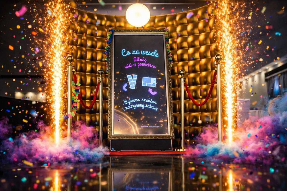 Ciezki dym | Taniec w chmurach | Napis Miłość | Fotolustro | Iskry