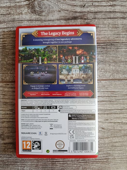 Dragon Quest I & II HD-2D Remake – Nintendo Switch 2 Edition (Stan Idealny)
