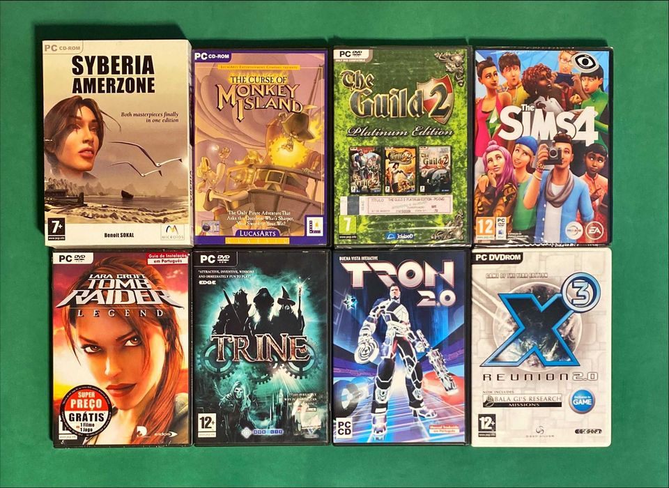 PC JOGO Computador (desde 06€) Black Diablo Guild Lord Prince Sims Syberia Trine