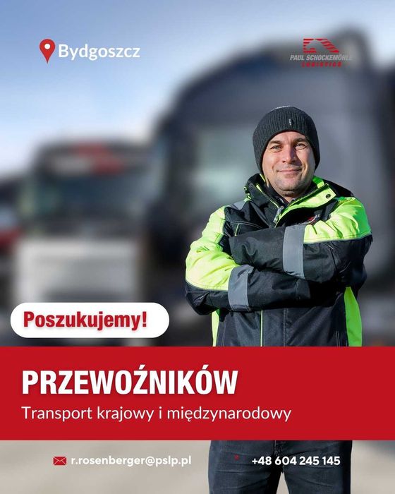 Poszukujemy przewoźników FTL 24t. trans. międzynarodowy - nowa oferta