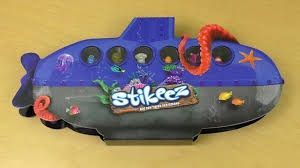 Полная коллекция игрушки Stikeez из глубины морей Сильпо