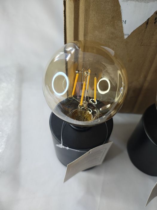 Zestaw 2 sztuki nowych lamp LED w stylu retro