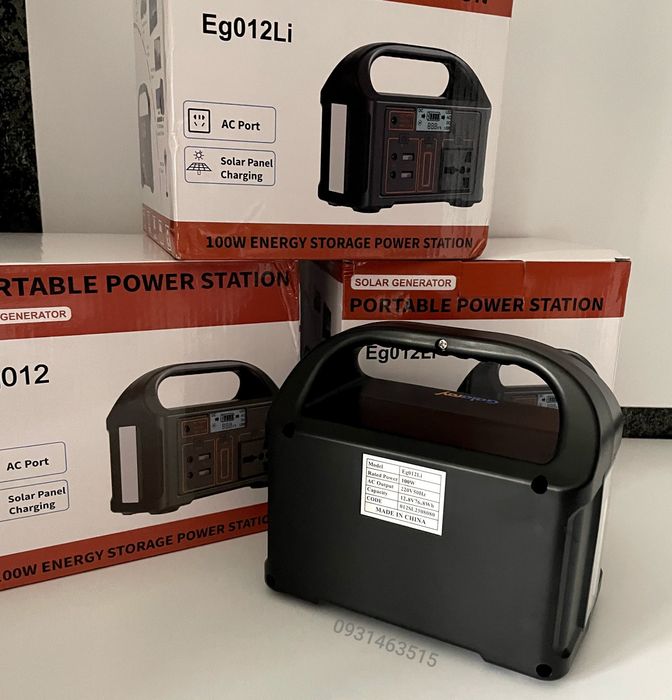 Портативна зарядна станція Eg012Li великий Power Bank павер банк 100W