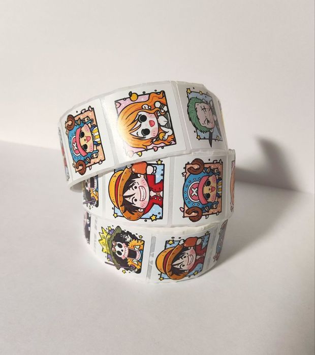 Большой Набор аниме наклеек anime стикеры one piece для детей