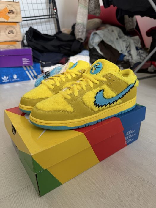 Nike SB Dunk Low Grateful Dead Bears Opti Yellow CJ5378-700 44,5/10,5US