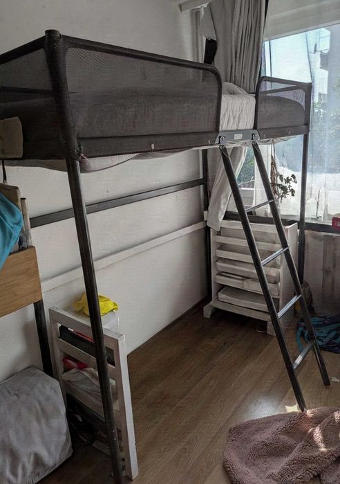 łóżko piętrowe IKEA VITVAL 90x200 cm – stan dobry