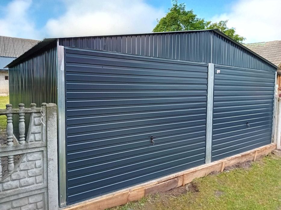 Garaż blaszany 6x5 Blaszak Montaz 3x5 6x5 6x6 6x8 Magazyn Schowek 2x3